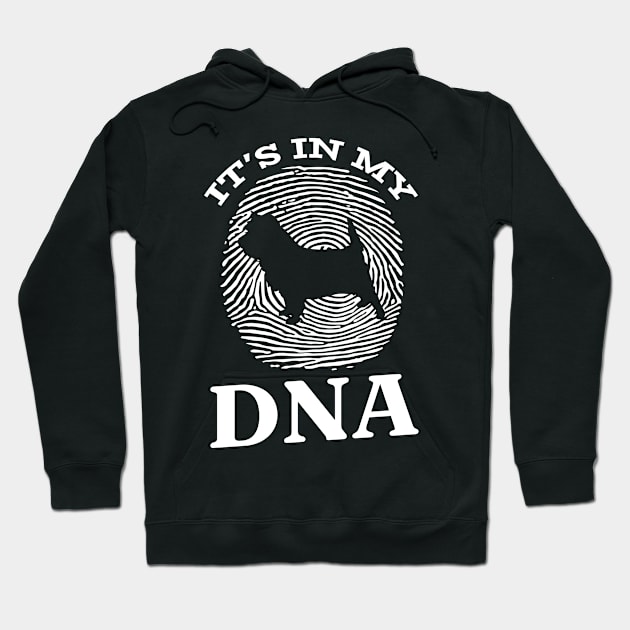 Cairn Terrier It`s In My DNA Fingerprint I Dog Cairn Terrier Hoodie by Shirtjaeger